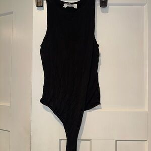 Black Bodysuit Tank Top